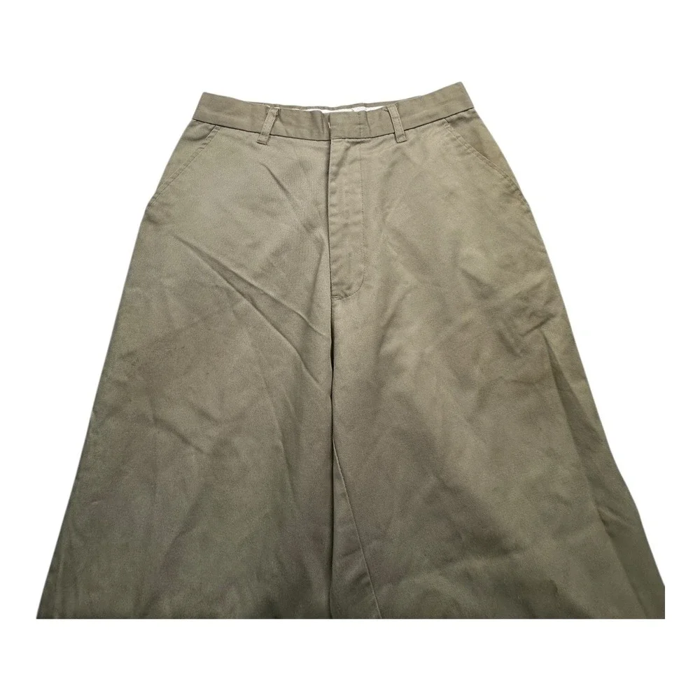 School Uniform Khaki Pants Boys Girls Flat Front‎ Classic Fit Size 30x30